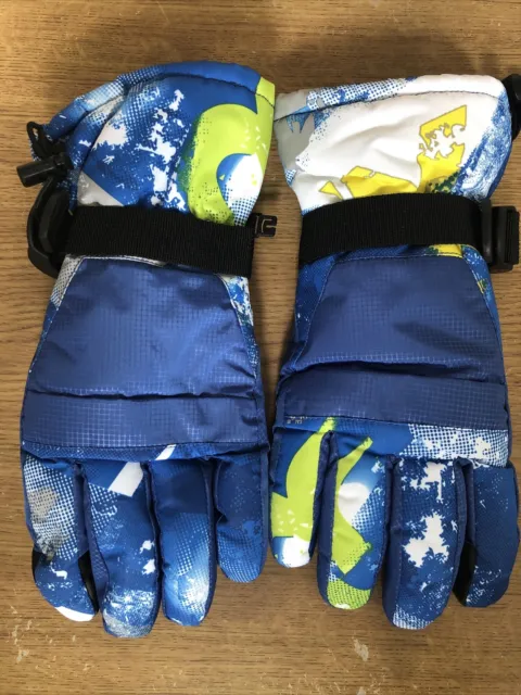Ski Gloves Size Large Blue