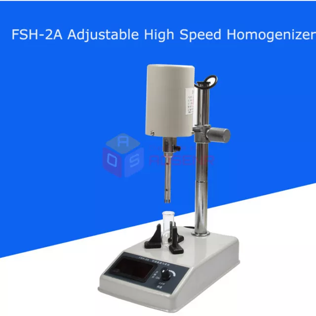 110V FSH-2A Adjustable High Speed Homogenizer Disperser Emulsifying Machine