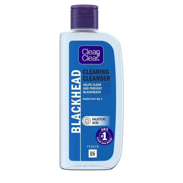 CLEAN & CLEAR Nettoyage de Points Noirs Nettoyant, Oil-Free. 200ml