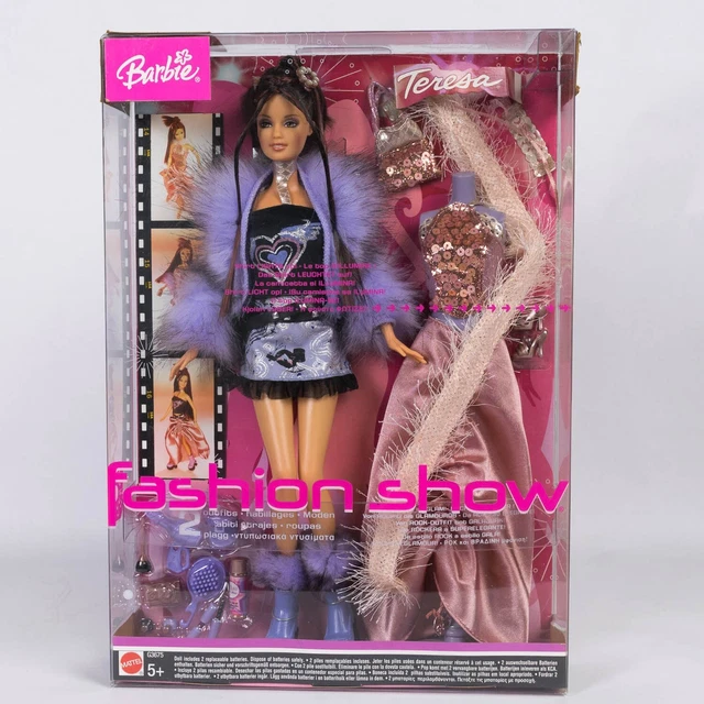 BNIB 2004 MATTEL Barbie Fashion Show Rock Teresa doll G3675 lights