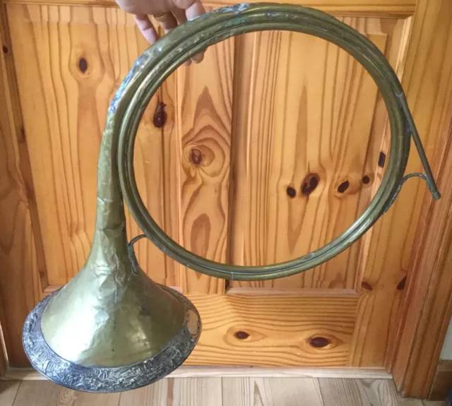 Antique JOSEPH PETTEX-MUFFAT Trumpet Successor TROMPE DE CHASSE in D ~ 1860