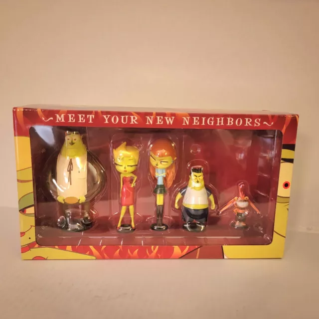 TBS TV Show Meet Your New Neighbors From Hell 5 Figurine Collector Set