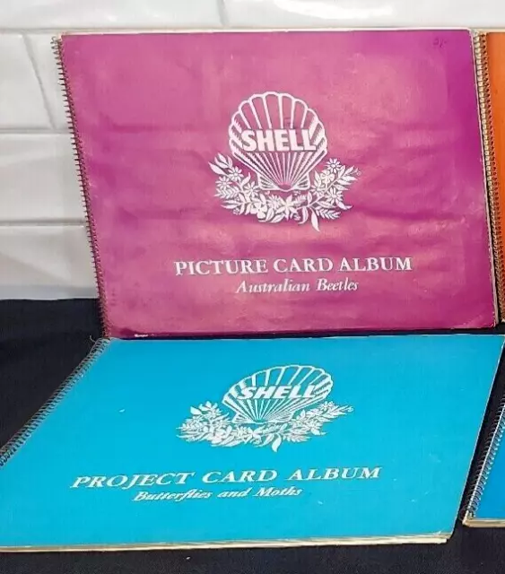 Shell Project Trading Cards Set of 8 EMPTY Albums 2