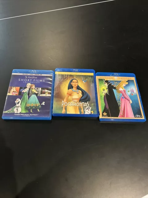 Disney DVD Lot: Pocahontas, Sleeping Beauty & Walt Disney Short Films Collection