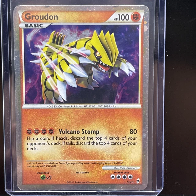 ポケモンカードゲーム Kyogre SL6 & Groudon SL4 Pokemon Card Kyogre & Groudon LEGEND 070/080 071/080