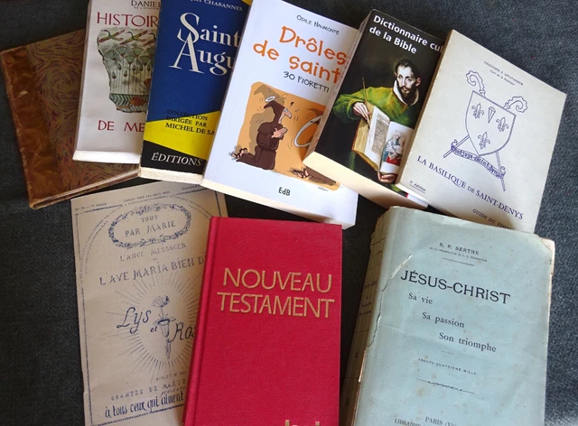Lot 7 Vols-Histoire-Religion-Dictionnaire De La Bible-Basilique De Saint-Denis