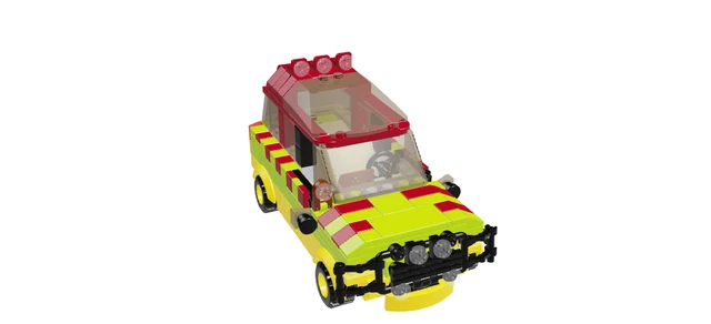 LEGO JURASSIC PARK Ford Explorer MOC INSTRUCTIONS ONLY