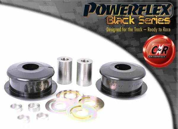 Powerflex Black Arbustos Trasero Horquilla Delantera Para VW Caddy Mk2 (97-03)