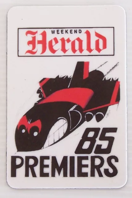 Old Essendon Vfl 85 Premiers Weekend Herald Weg Bomber Grand Final Fridge Magnet