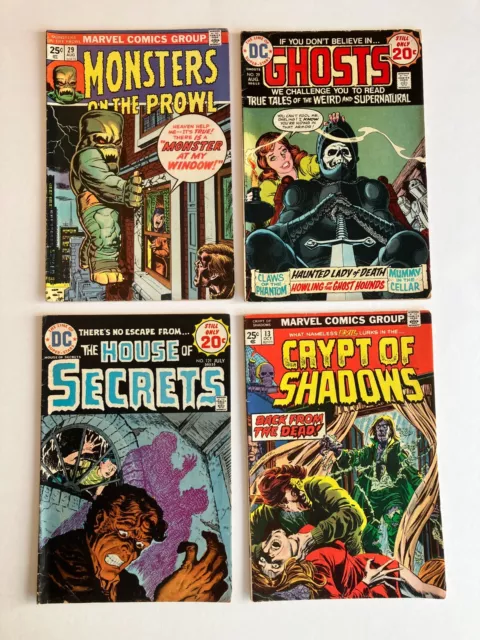 Horror Comic Lot from The Bronze Age-Cool covers low grade