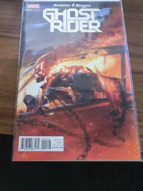 Robbie Reyes Ghost Rider #1 Dell'Otto Trade Dress Variant 2017 Marvel Comics NM