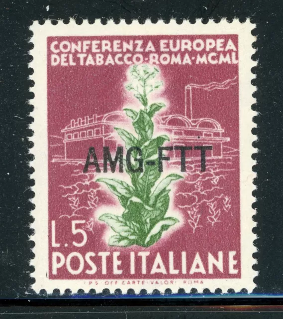 AMG-FTT Trieste MNH: Scott #85 5l European Tobacco Conference $$