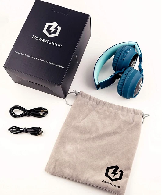 Casque Enfant Bluetooth écouteur Audio sans Fil Enfants Micro SD LED PC Ordi pvc