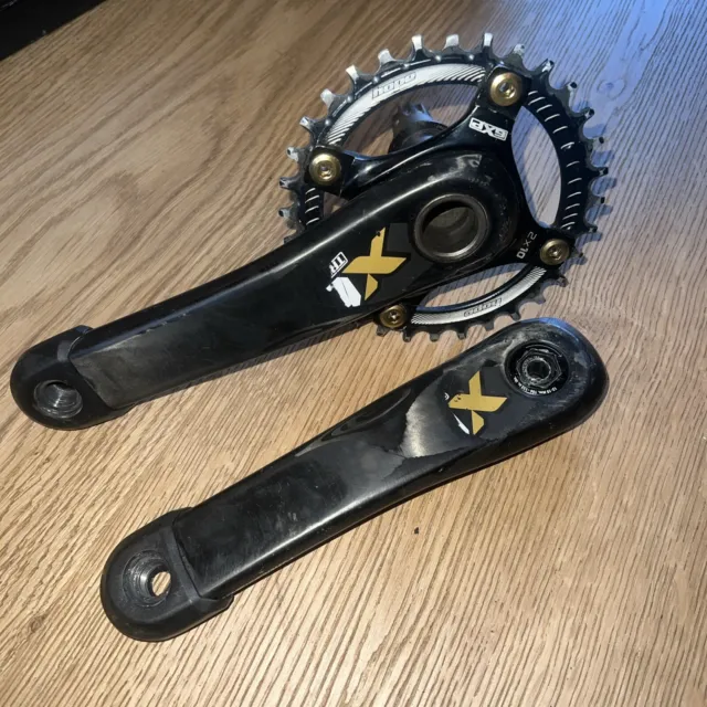 TruVativ XO Carbon Cranks W Hope 36 Tooth Chain Ring