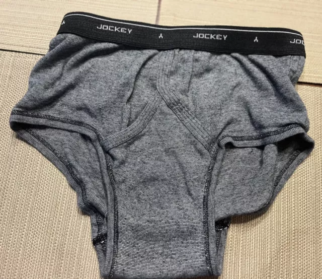 Mens Jockey Classic  Y Front  Full Rise Briefs  underwear  Black Band Size 34