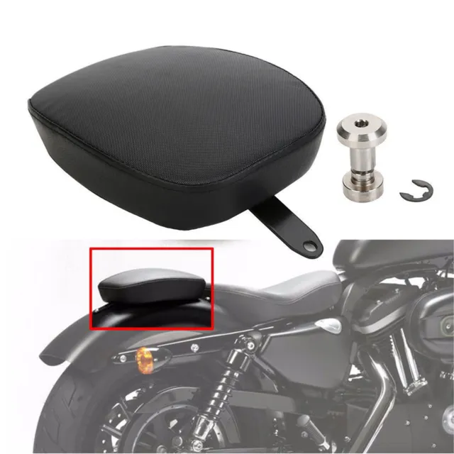 Rear For Harley Sportster XL883 XL1200 72 48 Passenger Seat Pillion Causion Pad
