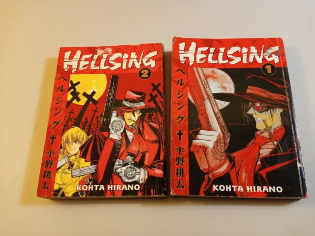 HELLSING Manga Volumes 1 & 2 By Kohta Hirano- English