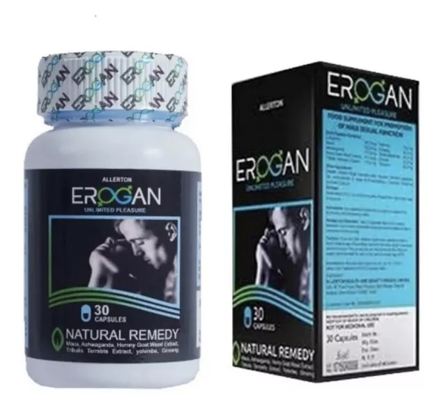 Erogan Natural Male Dietary Supplement 30 Capsules Unlimited Pleasure 2