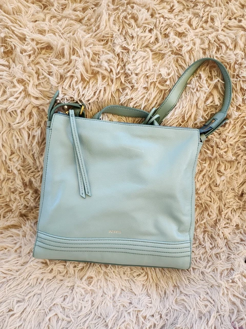 Fossil Small Elina Back Pack Shoulder Bag Sage Green