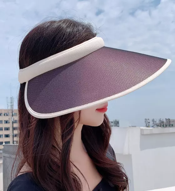 Womens Ladies Summer Wide Brim Sun Hat Anti-UV Beach Visor Caps Change Color Hat