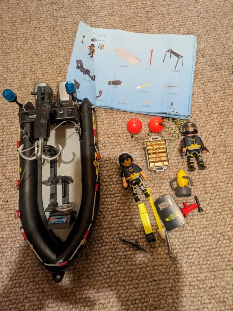 PLAYMOBIL 9362 CITY Action Police Tactical Boat Unit 17.00