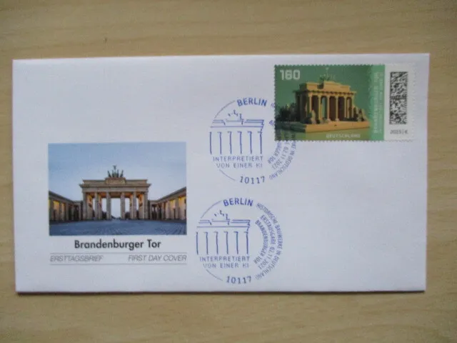 Ersttagsbrief:  Brandenburger Tor - Mi.Nr. 3796 - Ersttag Berlin