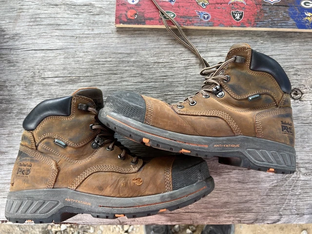 TIMBERLAND PRO® (MEN'S 10.5 M) 6" Waterproof Comp-Toe Work Boot Anti ...