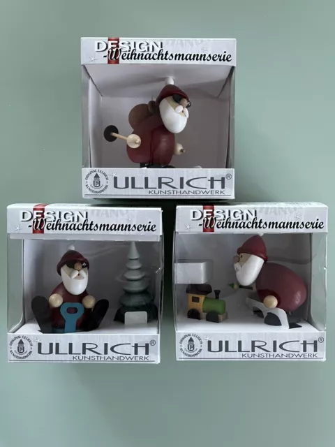 3 Stück Weihnachtsfiguen | Fa. Ullrich/Erzgebirge
