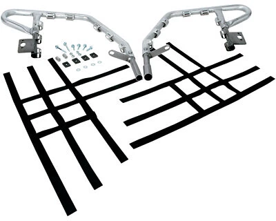 DG Performance 60-2470 Alloy Nerf Bars Alloy Bar - Black Web 0530-1104