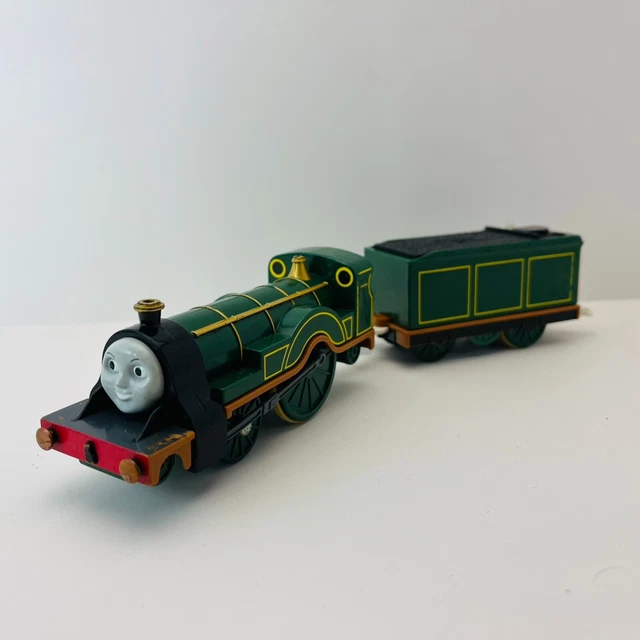 Thomas & Friends Trackmaster Emily Train Engine & Motorized Tender (2004) Thomas & Friends Trackmaster Emily Train Engine & Motorized Tender (2004)