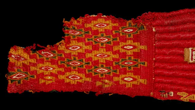 Pre-Columbian Peru Woven  Textile Fragment