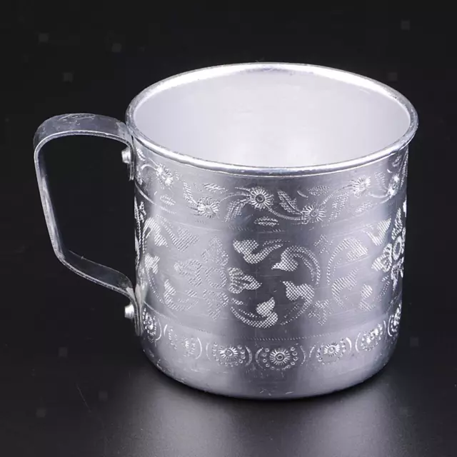 Asiatisches Thailand geschnitzte Dose Tasse Becher Dose Trinkgeschirr für Kaffeetasse 8 x 8 cm