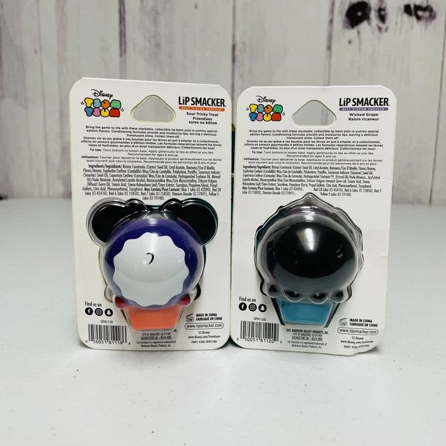 Disney Tsum Tsum Lip Smackers Ursula Minnie Mouse Wicked Grape Sour Tricky Treat 2