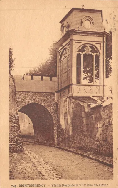 CPA-Montmorency vieille porte de la ville rue Saint-Victor (127947)