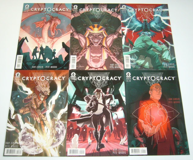 Cryptocracy #1-6 VF/NM complete series - dark horse comics - van jensen/woods