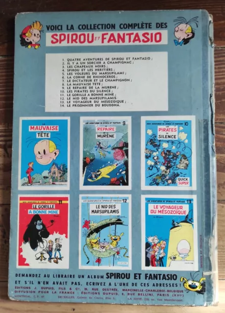 Spirou et Fantasio   3b1960 . Les chapeaux noirs 2