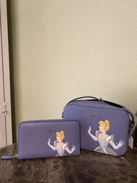 NWT Disney X Coach Mini Camera Bag With Belle C3404