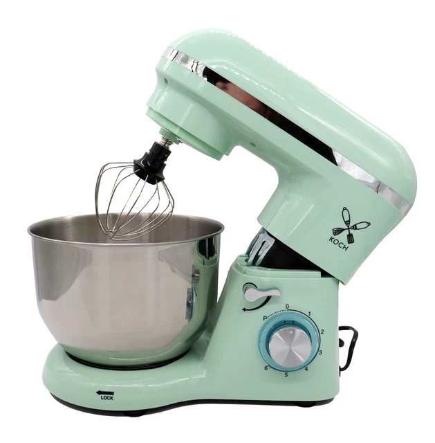Kitchen Food Stand Mixer 2200W, 6.2L Stainless Steel Bowl, Whisk, 6 Speed - Koch