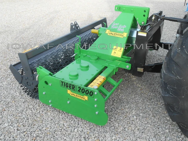 Power Harrow &Mesh Roller: Valentini TG1800, 73", 50-100HP;Best Spec's&Features!