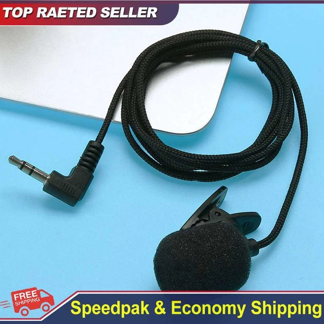 Mini Clip-on Lapel Microphone Portable for Audio Video Recording