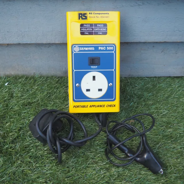 Seaward PAC 500 PAT Tester di sicurezza elettrica verifica elettrodomestico portatile