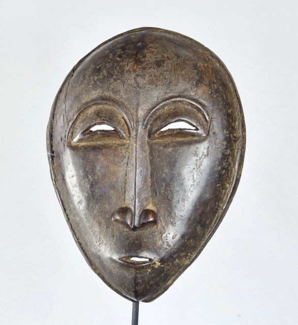 RARE ! HEMBA Anthropomorphic Face Mask Niembo Congo DRC African Tribal Art 1967