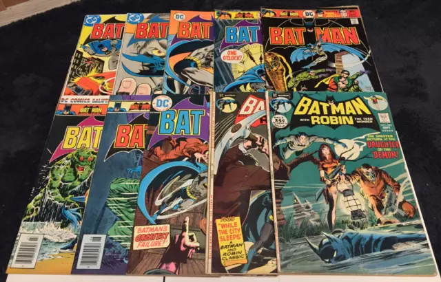 Batman # 235/236/265/276/277/279/280/282/289/322 (10) 52 Pages / Adams - Dc 1971