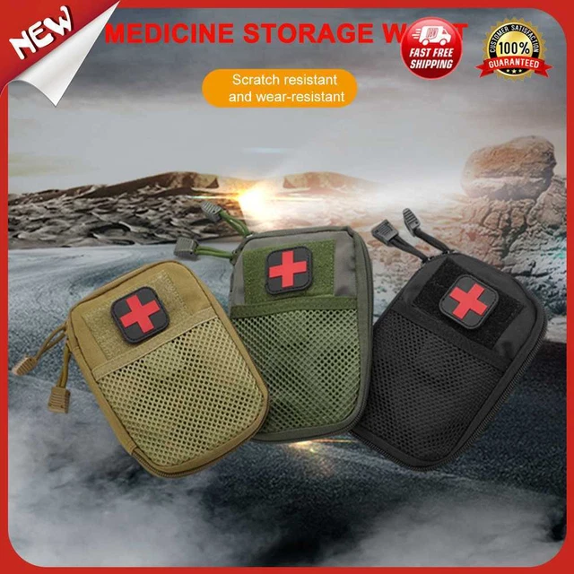 es EDC Pouch Wallet Nylon Survival EDC Pouch Lightweight for Travel Camping Hunt