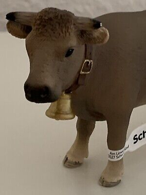 Schleich Farmworld Braunvieh Kuh Sammelfigur Spielfigur 