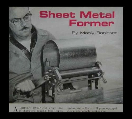 Sheet Metal Former up to 12" 20 guage How-To build it PLANS