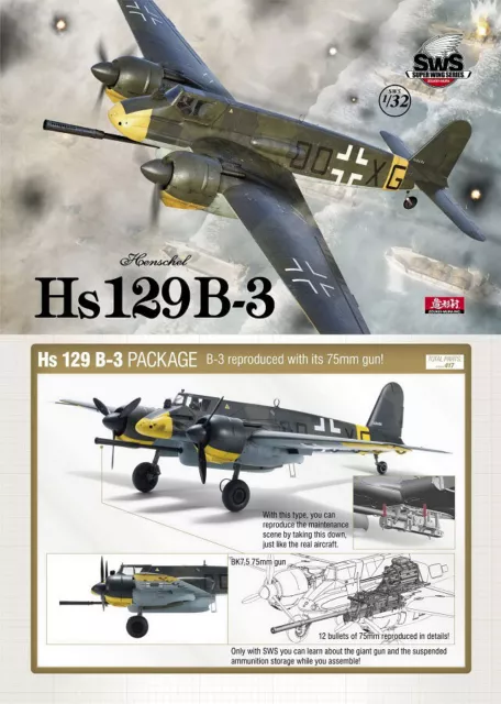 Zoukei-Mura 1/32 Henschel Hs 129 B-3 Attacker