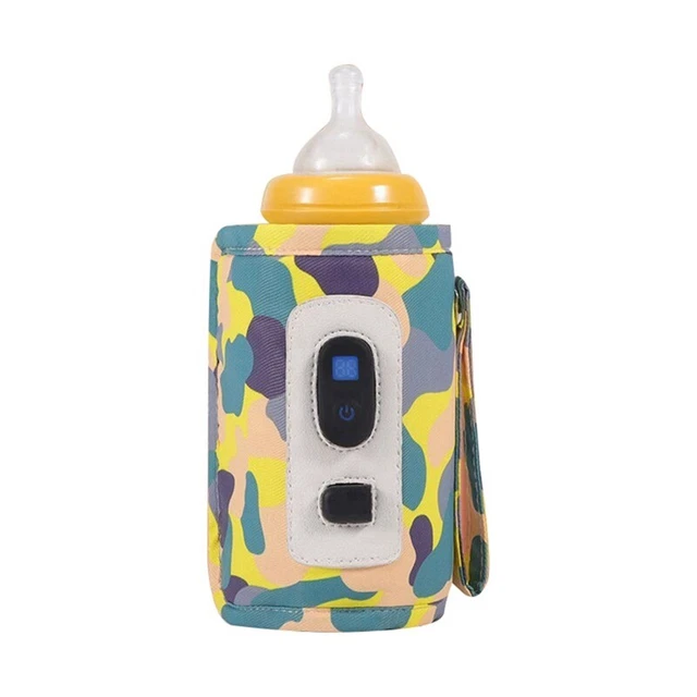 Universal USB Milk Warmer Baby Nursing Bottle Heater -Camouflage Yellow V6II1