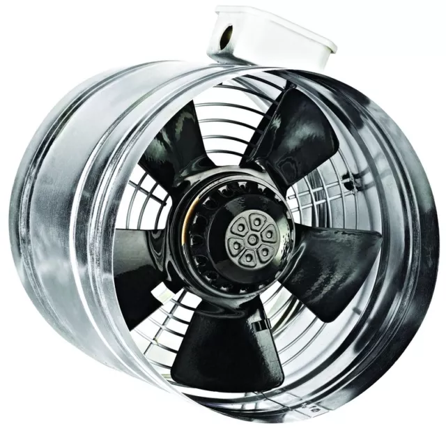 Rohrventilator Axial TURBO Be-Abluft Lüfter ø300 2025m³/h Radial Kanallüfter BNG