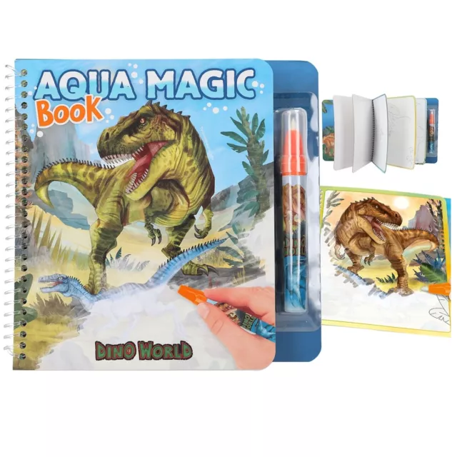 Depesche - Dino World Aqua Magic Book Wassermalbuch Malbuch Neu Ovp